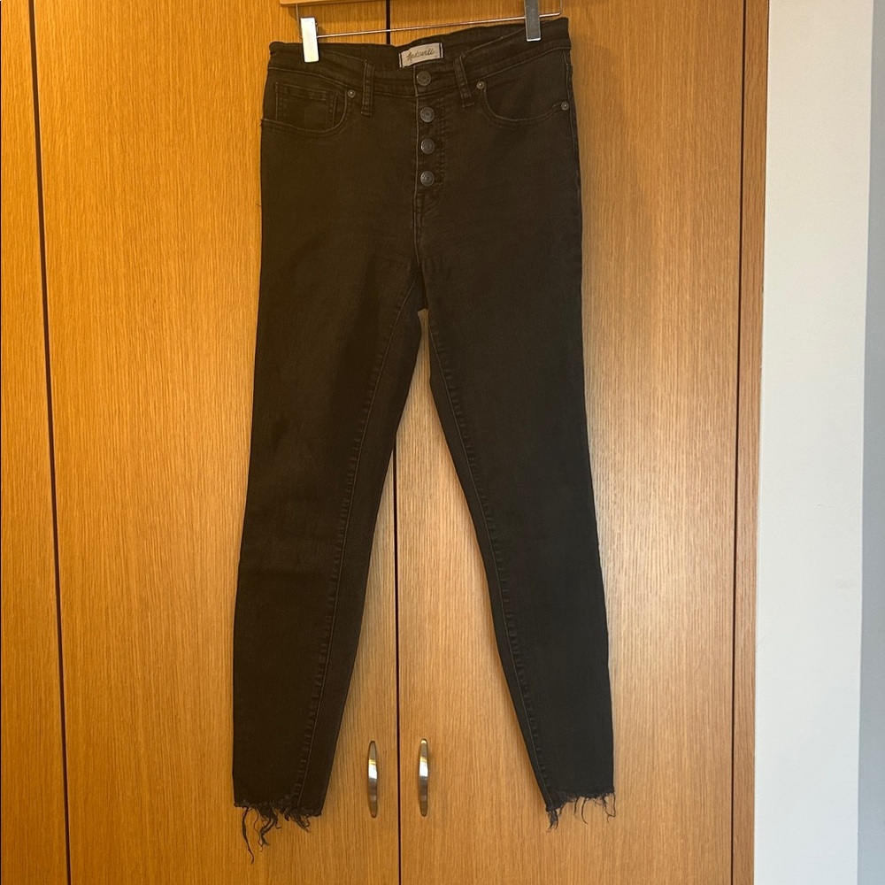 Women's Madewell Black High-Waisted Jeans
